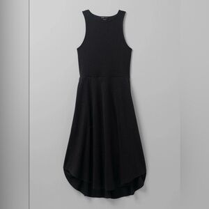 Prana Black Hemp Cozy Up Bayjour Dress XL